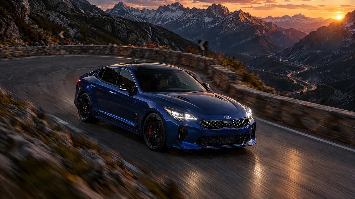 Stinger on an Alpine pass at dusk